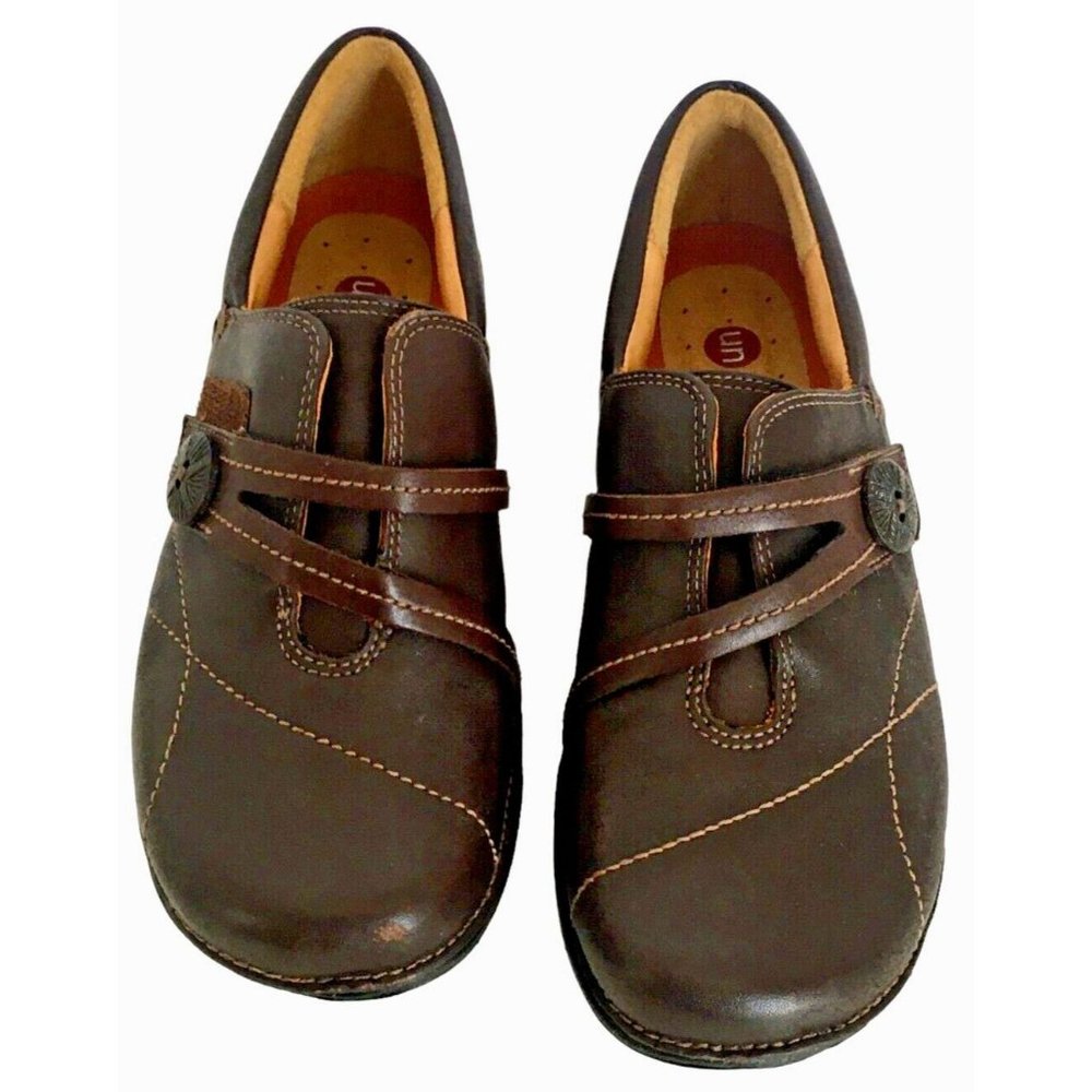 Clarks Unstructured Shoes Un Esma Slip On Loafers… - image 1